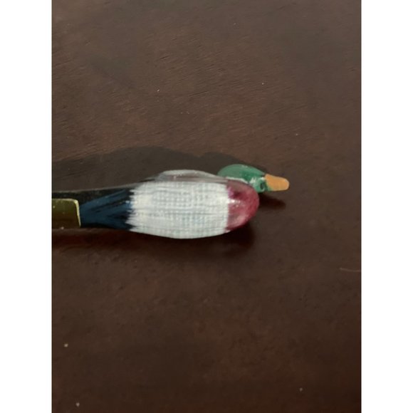 DAKIN & CO 1986 San Francisco Letter Opener Wood Carved Duck Handpainted - Picture 10 of 10